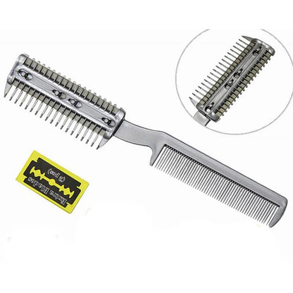 Pet Dog Hair Trimmer Comb Cutting Cut With 2 Blades Grooming Razor Thinning Dog Cat Combs Dog cat Hair Remover hair brush comb