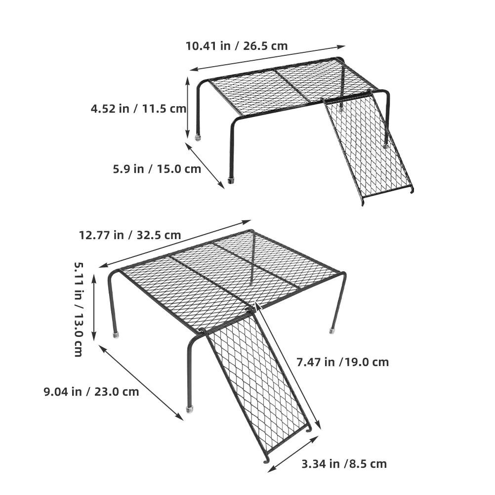 2 Pcs Pet Rack Chicken Platform with Ladder