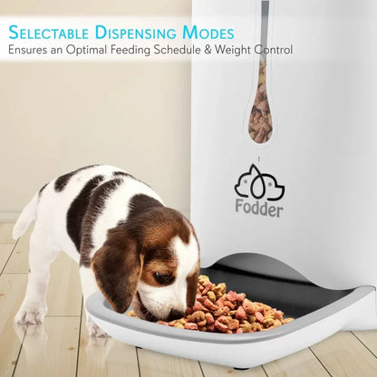 SereneLife SLAPF30 - Smart Automatic Cat & Dog Food Dispenser - Voice Message Playback