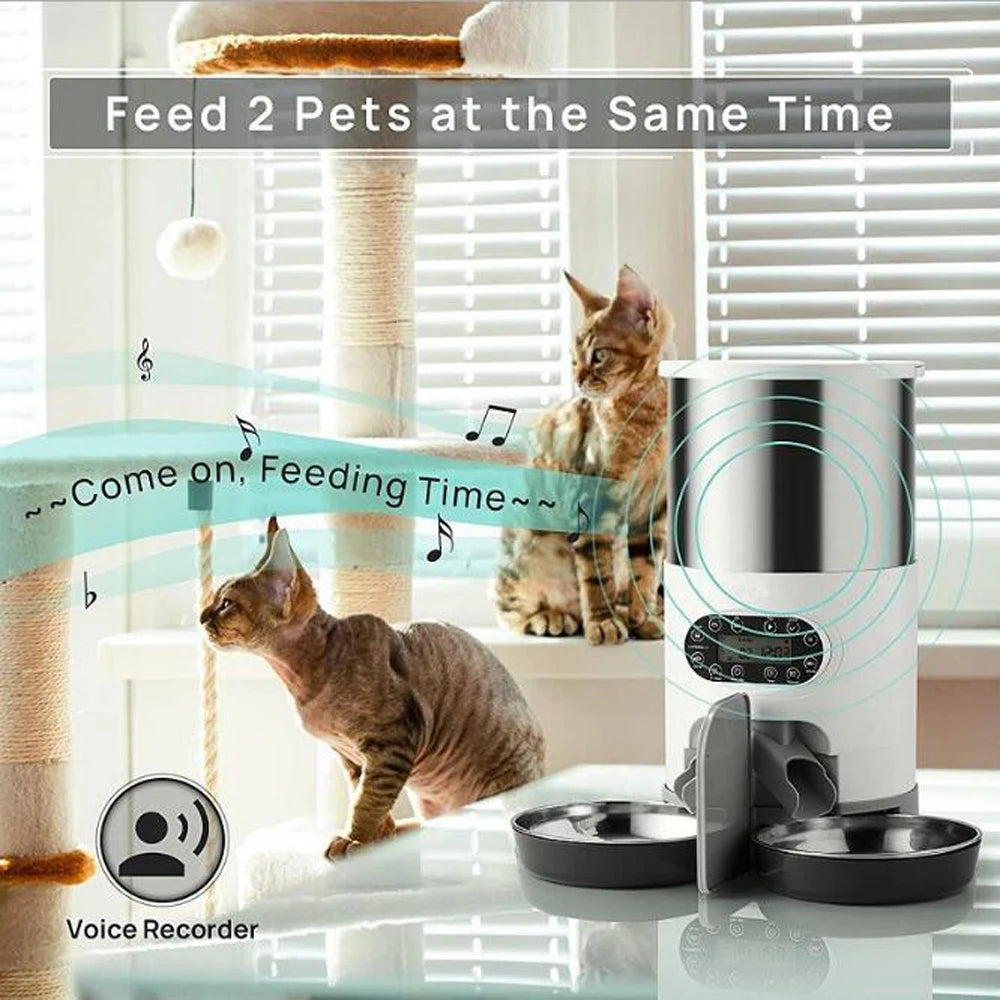 Smart APP Pet Feeder Automatic Dispenser Stainless Steel