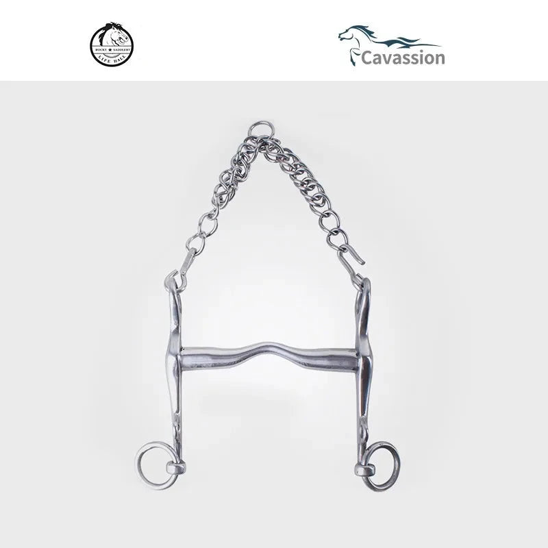 Cavotion-Equestrian Equipment for Horse Training, Gag Bit, stiff-bit, Bit8209075