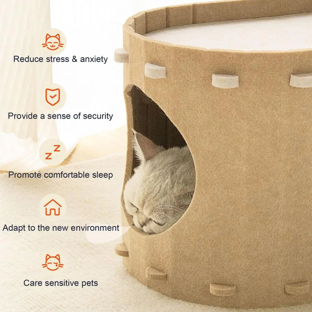 Quiet Cat Retreat Space Cat Cave Beds