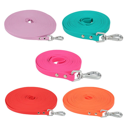 PVC Long Dog Leashes Traction Candy Color