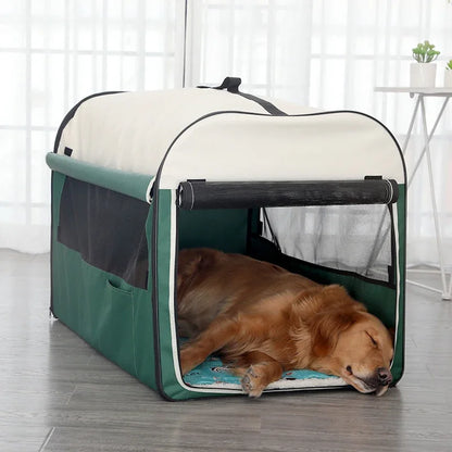 Green Kennel Large House Dog