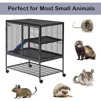 81 Ferret Nation Single Unit Pets Deluxe Critter Nation Small Animal Cage