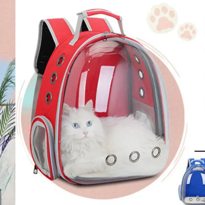 Transparent Capsule Bubble Pet Backpack Small Animal Puppy Kitty Bird