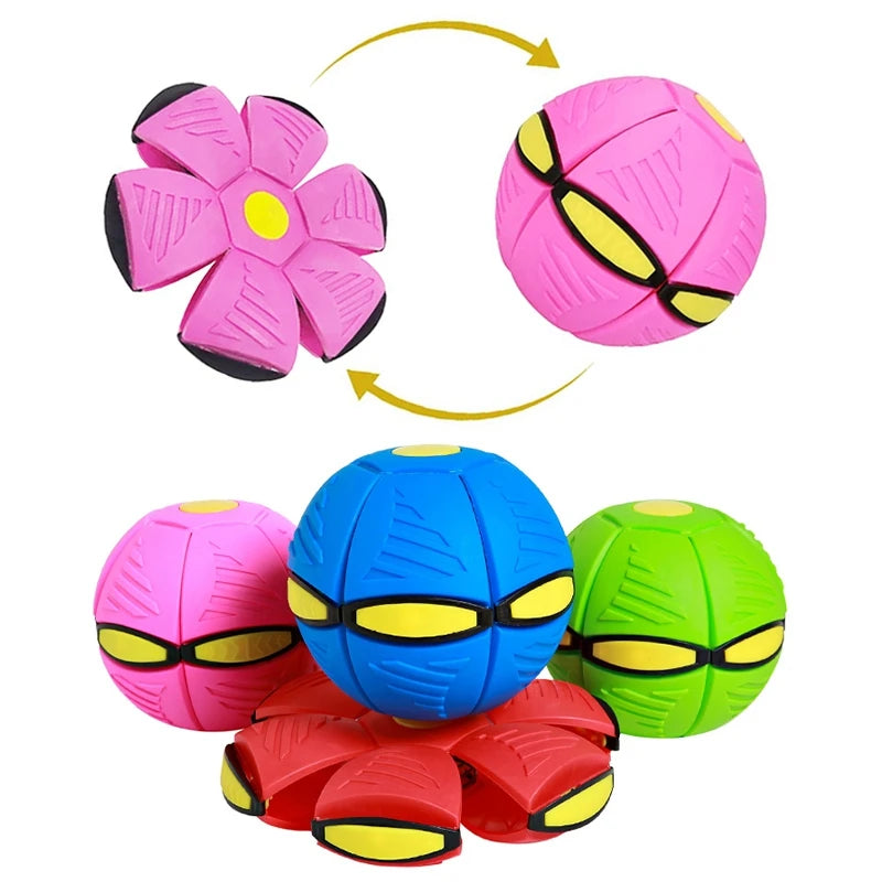 Interactive Flying Saucer Ball Dog Toys