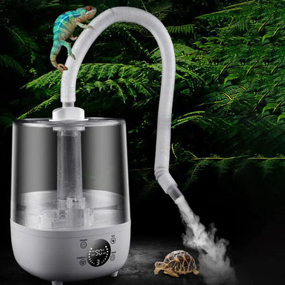 4L Reptile Fog Machine For Amphibians Tortoise Terrarium Large Capacity Smart Touch Screen Humidifier Fogger 220V