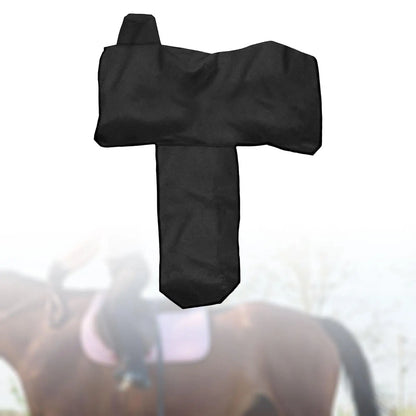 Horse Saddle Cover Black Protector Protect Cover for Western Saddles