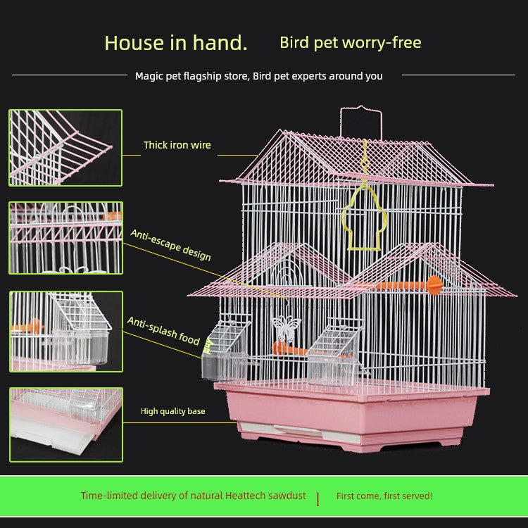 House Small Size Bird Cage Metal