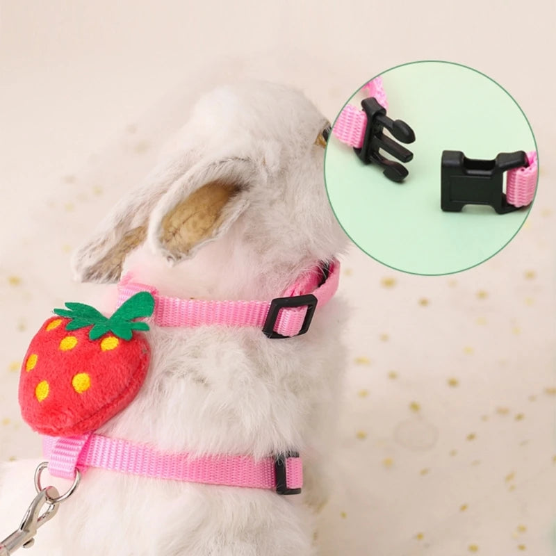 Rabbit Harness and Leash Small Animal Clothes