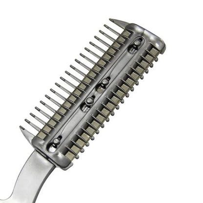 Pet Dog Hair Trimmer Comb Cutting Cut With 2 Blades Grooming Razor Thinning Dog Cat Combs Dog cat Hair Remover hair brush comb