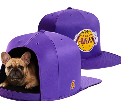 LOS ANGELES LAKERS NAP CAP PREMIUM DOG BED