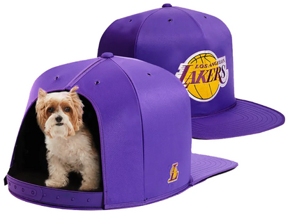 LOS ANGELES LAKERS NAP CAP PREMIUM DOG BED