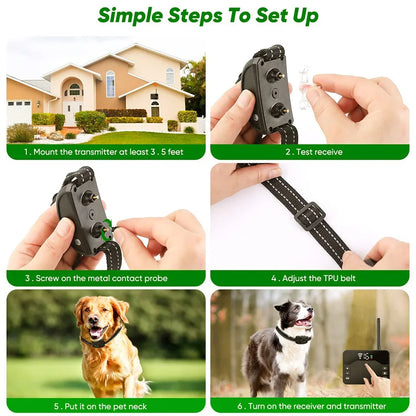 New 2 In 1 Wireless Automatic Alarm Dog Trainning Device