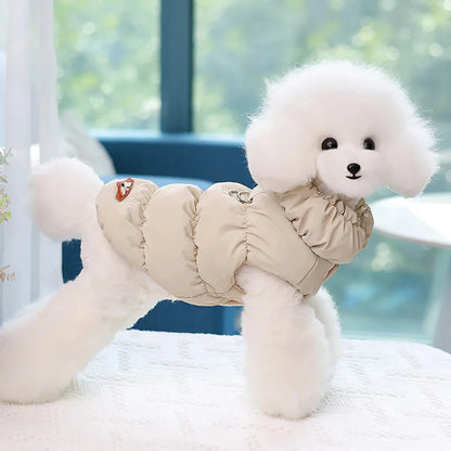 Soft Warm Dog Clothes Winter Padded Coat