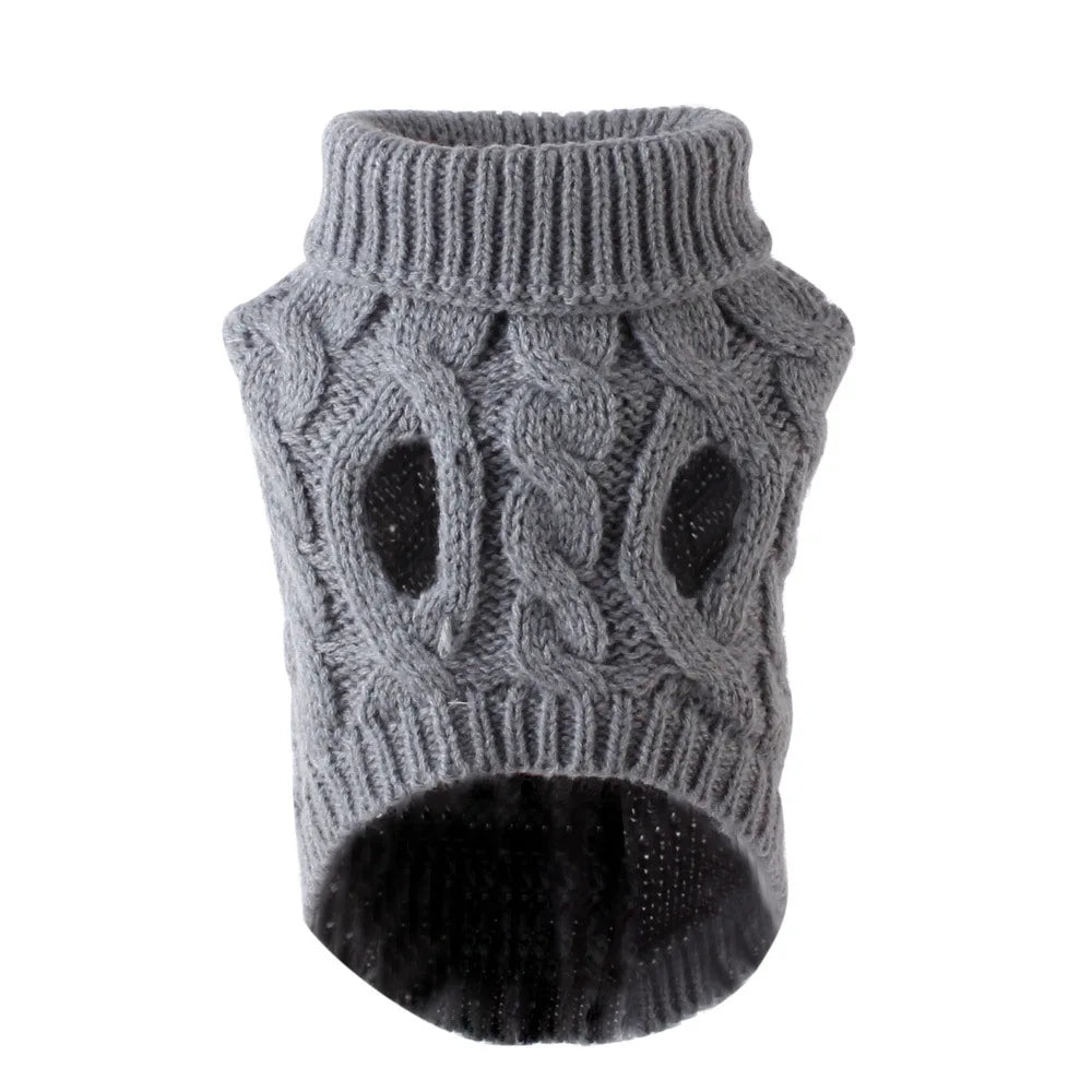 Cosy-Turtleneck Knitted Sweater for Pets