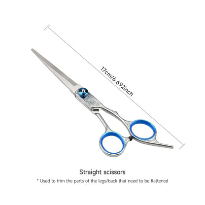 5pcs/Set Stainless Steel Pet Dogs Grooming Scissors Suit