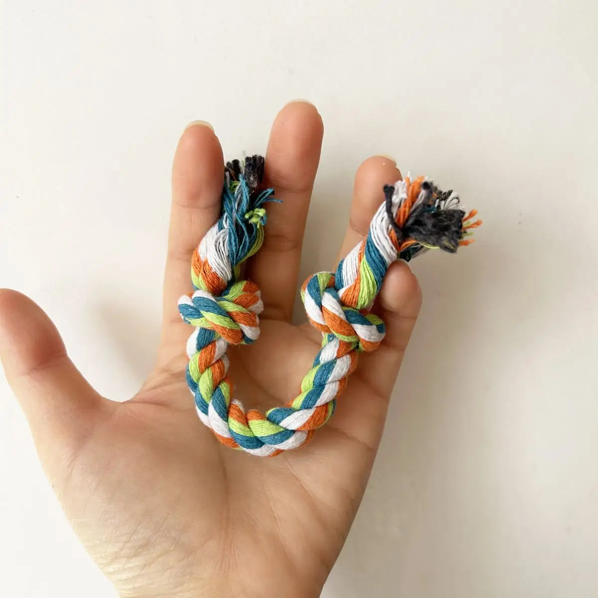 20pcs Dog Toy Pet Molar Bite-resistant Cotton Rope Knot