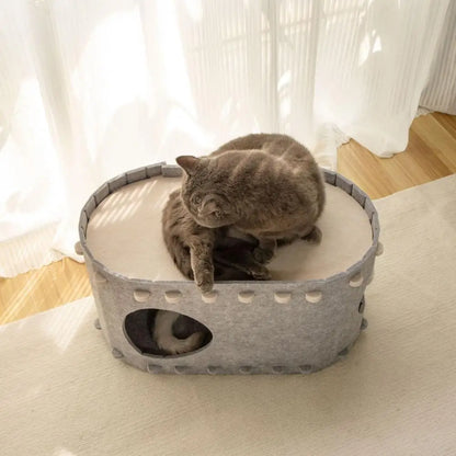 Quiet Cat Retreat Space Cat Cave Beds