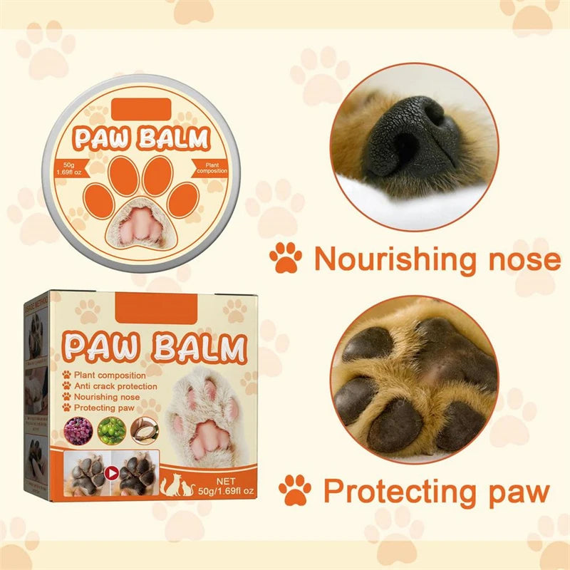 Moisturizing Natural Cream Dog Cat Paw Wax Dry Paws & Nose Pet Paw Balm Puppy Paw Protectors