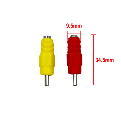 20pcs Chicken nipple drinkers Steel columns nipple 8 mm Red Yellow