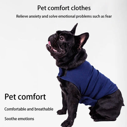 Pet Coat Anti Anxiety Dog Puppy Vest Jacket Shirt Stress Relief Pet Calming Wrap Soft Pet Comfort Clothes Clothing Coats